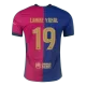 Barcelona LAMINE YAMAL #19 Home Soccer Jersey 2024/25 UCL - Player Version - acejersey