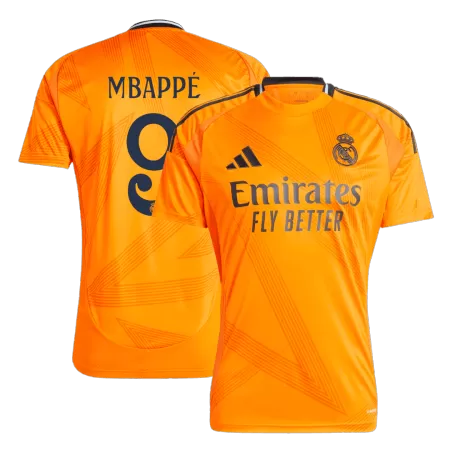 Men's Real Madrid MBAPPÉ #9 Away Soccer Jersey 2024/25 - acejersey