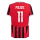 AC Milan PULISIC #11 Home Soccer Jersey 2024/25 UCL - Player Version - acejersey