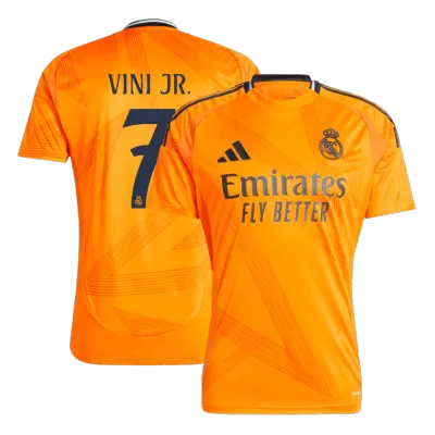 Men's Real Madrid VINI JR. #7 Away Soccer Jersey 2024/25 - acejersey