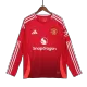 Men's Manchester United Home Long Sleeve Soccer Jersey 2024/25 - acejersey