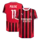 AC Milan PULISIC #11 Home Soccer Jersey 2024/25 UCL - Player Version - acejersey
