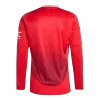 Men's Manchester United Home Long Sleeve Soccer Jersey 2024/25 - acejersey