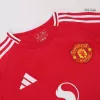 Men's Manchester United Home Long Sleeve Soccer Jersey 2024/25 - acejersey