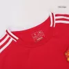 Men's Manchester United Home Long Sleeve Soccer Jersey 2024/25 - acejersey