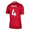 Men's Liverpool VIRGIL #4 Home Soccer Jersey 2024/25 - acejersey