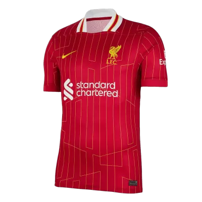 Men's Liverpool Home Soccer Jersey 2024/25 - Fans Version - acejersey