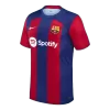 Men's Barcelona LEWANDOWSKI #9 Home Soccer Jersey 2023/24 - Fans Version - acejersey