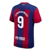 Men's Barcelona LEWANDOWSKI #9 Home Soccer Jersey 2023/24 - Fans Version - acejersey