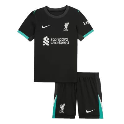 Kid's Liverpool Away Jerseys Kit(Jersey+Shorts) 2024/25 - acejersey