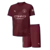 Kid's Manchester City Third Away Jerseys Kit(Jersey+Shorts) 2024/25 - acejersey