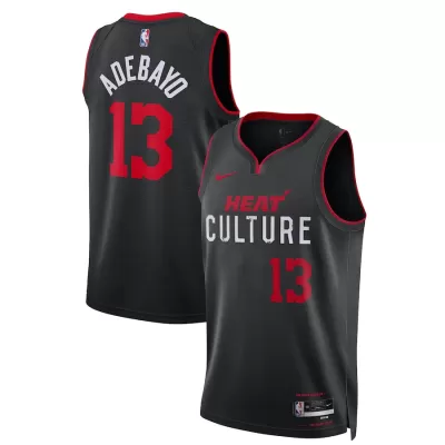 Men's Miami Heat Bam Adebayo #13 Black Swingman Jersey 2023/24 - City Edition - acejersey