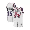 Men's Toronto Raptors Carter #15 White Hardwood Classics Swingman Jersey 1998/99 - acejersey