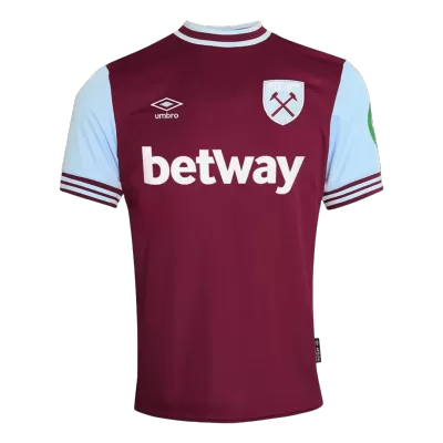 Men's West Ham United Home Soccer Jersey 2024/25 - acejersey