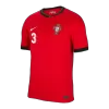 Men's Portugal PEPE #3 Home Soccer Jersey Euro 2024 - acejersey