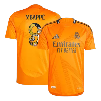 Real Madrid MBAPPÉ #9 [Bear Champ Font] Away Soccer Jersey 2024/25 - Player Version - acejersey