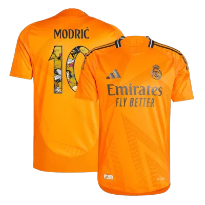 Real Madrid MODRIĆ #10 [Bear Champ Font] Away Soccer Jersey 2024/25 - Player Version - acejersey