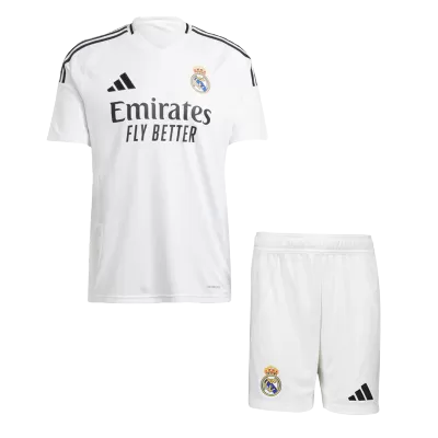 Men's Real Madrid Home Jersey (Jersey+Shorts) Kit 2024/25 - acejersey