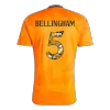 Men's Real Madrid BELLINGHAM #5 Away Soccer Jersey 2024/25 - Bear Champ Font - acejersey