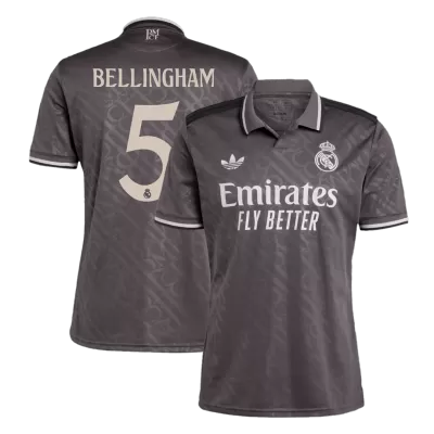 Men's Real Madrid BELLINGHAM #5 Third Away Soccer Jersey 2024/25 - acejersey