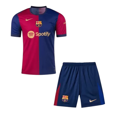 Men's Barcelona Home Jersey (Jersey+Shorts) Kit 2024/25 - acejersey