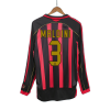 AC Milan MALDINI #3 Home Retro Long Sleeve Soccer Jersey 2006/07 - acejersey