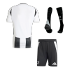 Men's Juventus Home Jersey Full Kit 2024/25 - Save the Children Sponsor - acejersey