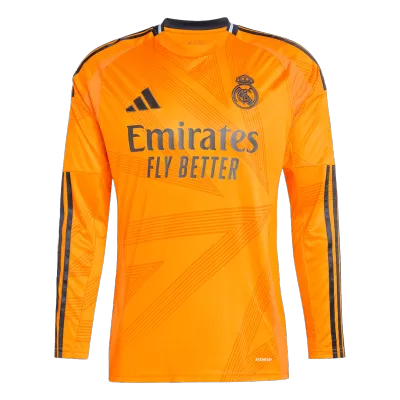 Men's Real Madrid Away Long Sleeve Soccer Jersey 2024/25 - acejersey