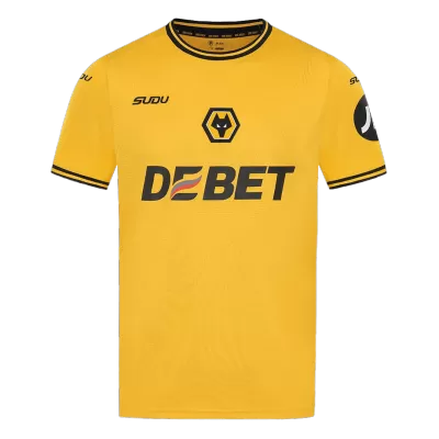 Men's Wolverhampton Wanderers Home Soccer Jersey 2024/25 - acejersey