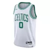 Youth Boston Celtics Jayson Tatum #0 White Swingman Jersey - Association Edition - acejersey