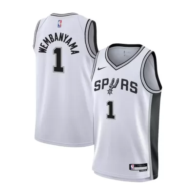 Youth San Antonio Spurs Victor Wembanyama #1 White Swingman Jersey - Association Edition - acejersey