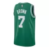 Youth Boston Celtics Jaylen Brown #7 Green Swingman Jersey - Icon Edition - acejersey