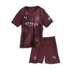 Kid's Manchester City Third Away Jersey Full Kit 2024/25 - acejersey