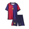 Kid's Barcelona Home Jerseys Kit(Jersey+Shorts) 2024/25 - acejersey