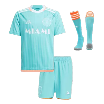 Kid's Inter Miami CF Third Away Jersey Full Kit 2024 - acejersey