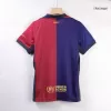 Men's Barcelona Home Soccer Jersey 2024/25 - Spotify Logo Without Text - acejersey