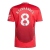 Men's Manchester United B.FERNANDES #8 Home Soccer Jersey 2024/25 - acejersey