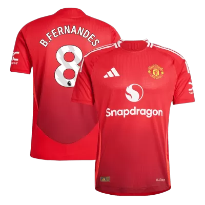 Manchester United B.FERNANDES #8 Home Soccer Jersey 2024/25 - Player Version - acejersey