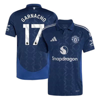 Men's Manchester United GARNACHO #17 Away Soccer Jersey 2024/25 - acejersey