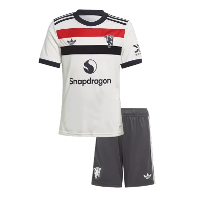 Kid's Manchester United Third Away Jerseys Kit(Jersey+Shorts) 2024/25 - acejersey