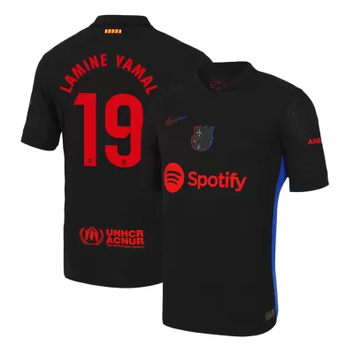 Barcelona LAMINE YAMAL #19 Away Soccer Jersey 2024/25 - Player Version - acejersey