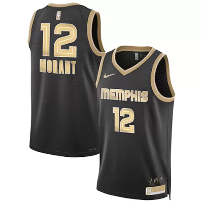 Men's Memphis Grizzlies Ja Morant #12 Black Select Series Swingman Jersey 2024 - acejersey