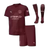 Kid's Manchester City Third Away Jersey Full Kit 2024/25 - acejersey