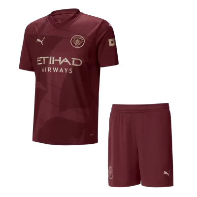 Men's Manchester City Third Away Jersey (Jersey+Shorts) Kit 2024/25 - acejersey