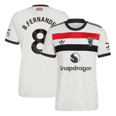 Men's Manchester United B.FERNANDES #8 Third Away Soccer Jersey 2024/25 - acejersey