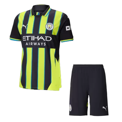 Men's Manchester City Away Jersey (Jersey+Shorts) Kit 2024/25 - acejersey