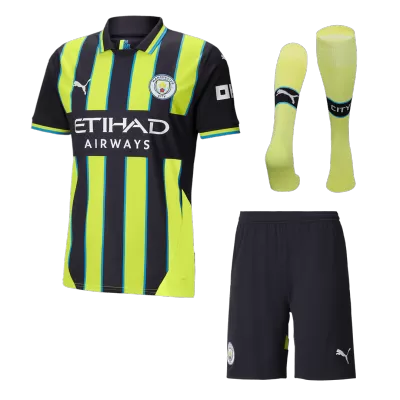 Men's Manchester City Away Jersey Full Kit 2024/25 - acejersey