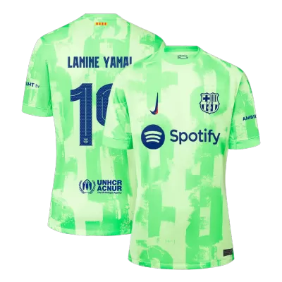 Men's Barcelona LAMINE YAMAL #19 Third Away Soccer Jersey 2024/25 UCL - acejersey