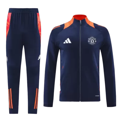 Manchester United Navy Jacket Training Kit 2024/25 For Adults - acejersey