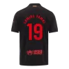 Men's Barcelona LAMINE YAMAL #19 Away Soccer Jersey 2024/25 - Spotify Logo Without Text - acejersey